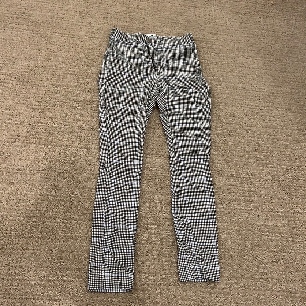 Ultra high rise Hollister pants.